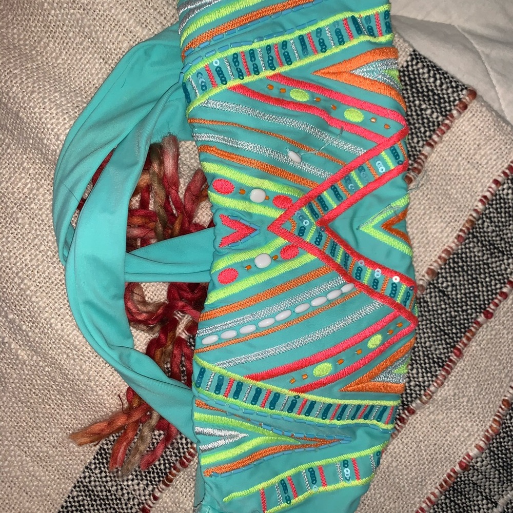 victoria secret strapless swim top